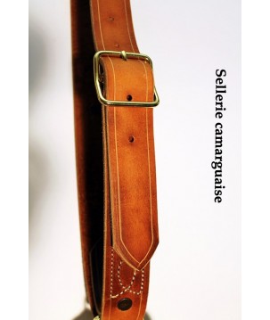 Collier cuir, largeur 40