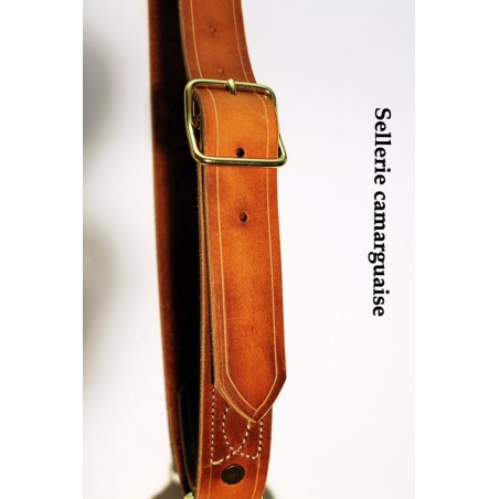 Collier cuir, largeur 40