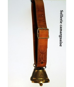 Collier cuir, largeur 60