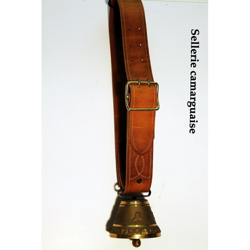 Collier cuir, largeur 60